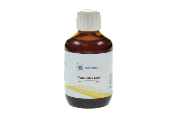 200 ml nanosit kolloidales Gold, 30 ppm