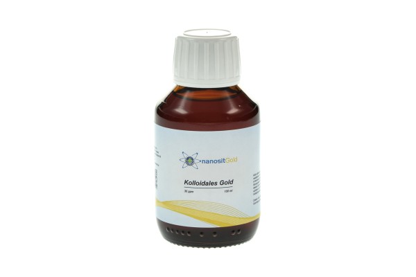 100 ml nanosit kolloidales Gold, 30 ppm